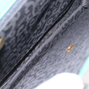 SAINT LAURENT Shoulder Bag Leather Green Gold Tone Auth 203497-25