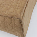 Christian Dior Canage Shoulder Bag Canvas Beige Gold Auth 203499-13