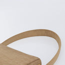 Christian Dior Canage Shoulder Bag Canvas Beige Gold Auth 203499-8
