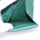 Rolex Wallet Leather Green Gold Auth 203513-9