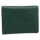 Rolex Wallet Leather Green Gold Auth 203513-13