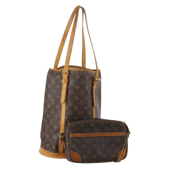 LOUIS VUITTON Monogram Shoulder Bag 2 Set LV Auth 203590