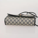 GUCCI GG Supreme Sherry Line Bag PVC Suede 3 Set Beige Black Navy Auth 203591-14