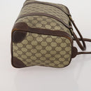 GUCCI GG Supreme Sherry Line Bag PVC Suede 3 Set Beige Black Navy Auth 203591-18
