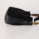 GUCCI GG Supreme Sherry Line Bag PVC Suede 3 Set Beige Black Navy Auth 203591-4