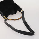 GUCCI GG Supreme Sherry Line Bag PVC Suede 3 Set Beige Black Navy Auth 203591-5