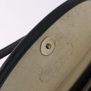 MCM Vicetos Shoulder Bag PVC Leather Black Gold Tone Auth 203593-21