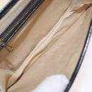 MCM Vicetos Shoulder Bag PVC Leather Black Gold Tone Auth 203593-11