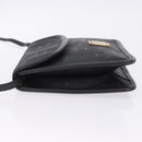 MCM Vicetos Shoulder Bag PVC Leather Black Gold Tone Auth 203593-4