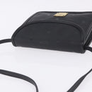 MCM Vicetos Shoulder Bag PVC Leather Black Gold Tone Auth 203593-6