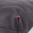 PRADA Hand Bag Vittero Dino Leather Purple Silver Auth 203600-15