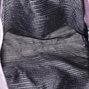 PRADA Hand Bag Vittero Dino Leather Purple Silver Auth 203600-11