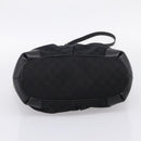 GUCCI GG Canvas Sukey Hand Bag 2way Black Gold 247902 Auth 203601A-5