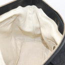 GUCCI GG Canvas Sukey Hand Bag 2way Black Gold 247902 Auth 203601A-23