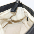 GUCCI GG Canvas Sukey Hand Bag 2way Black Gold 247902 Auth 203601A-24