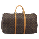 LOUIS VUITTON Monogram Keepall 50 Boston Bag M41426 LV Auth 203604-13