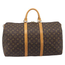 LOUIS VUITTON Monogram Keepall 50 Boston Bag M41426 LV Auth 203604-2
