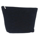 BALENCIAGA Clutch Bag Pile Black Silver Auth 203606A-1