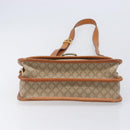 CELINE Macadam Canvas Shoulder Bag PVC Beige Gold Auth 203607-11