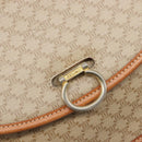 CELINE Macadam Canvas Shoulder Bag PVC Beige Gold Auth 203607-17