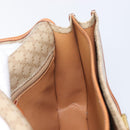 CELINE Macadam Canvas Shoulder Bag PVC Beige Gold Auth 203607-21