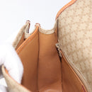 CELINE Macadam Canvas Shoulder Bag PVC Beige Gold Auth 203607-22
