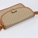 CELINE Macadam Canvas Shoulder Bag PVC Beige Gold Auth 203607-6
