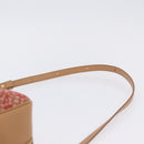 LOEWE Amazona 28 Hand Bag Canvas 2way Beige Gold Auth 203608SAM-10