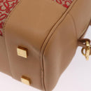 LOEWE Amazona 28 Hand Bag Canvas 2way Beige Gold Auth 203608SAM-18