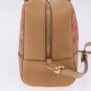 LOEWE Amazona 28 Hand Bag Canvas 2way Beige Gold Auth 203608SAM-5
