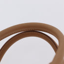 LOEWE Amazona 28 Hand Bag Canvas 2way Beige Gold Auth 203608SAM-8