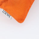 LOEWE Parauzui Visa Collaboration Purse Pouch Canvas Orange Auth 203609-17