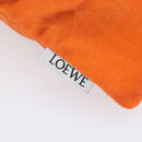 LOEWE Parauzui Visa Collaboration Purse Pouch Canvas Orange Auth 203609-18