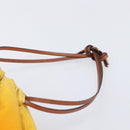 LOEWE Parauzui Visa Collaboration Purse Pouch Canvas Orange Auth 203609-8