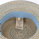 GUCCI Hat Straw L Light Blue Auth 203618M-10