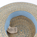 GUCCI Hat Straw L Light Blue Auth 203618M-12