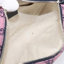 GUCCI GG Canvas GG Marmont Chain Bag Multicolor Silver 447632 Auth 203621-11