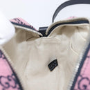 GUCCI GG Canvas GG Marmont Chain Bag Multicolor Silver 447632 Auth 203621-24