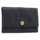 LOUIS VUITTON Empreinte Multicles 6 Key Case Black M64421 LV Auth 203628-1