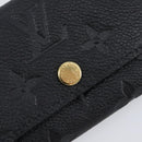 LOUIS VUITTON Empreinte Multicles 6 Key Case Black M64421 LV Auth 203628-17
