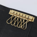 LOUIS VUITTON Empreinte Multicles 6 Key Case Black M64421 LV Auth 203628-9