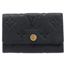 LOUIS VUITTON Empreinte Multicles 6 Key Case Black M64421 LV Auth 203628-13