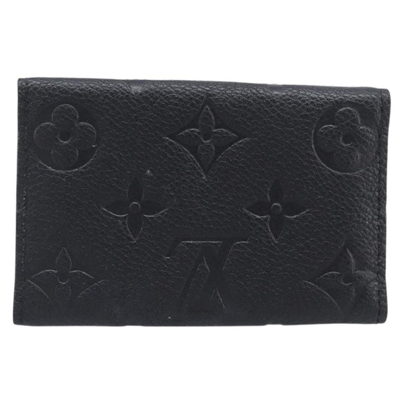 LOUIS VUITTON Empreinte Multicles 6 Key Case Black M64421 LV Auth 203628