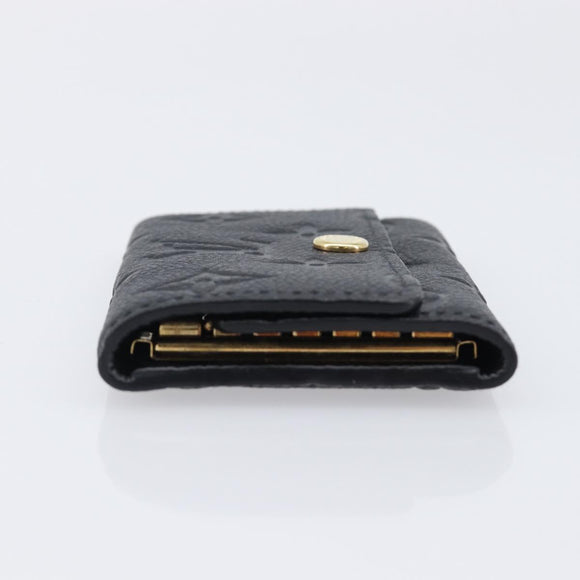 LOUIS VUITTON Empreinte Multicles 6 Key Case Black M64421 LV Auth 203628