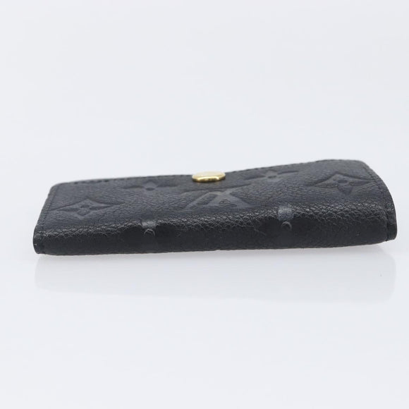 LOUIS VUITTON Empreinte Multicles 6 Key Case Black M64421 LV Auth 203628