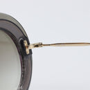 Miu Miu Sunglasses Plastic Gold Tone Auth 203629-9
