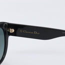 Christian Dior Sunglasses Plastic Black Gold Auth 203630M-8