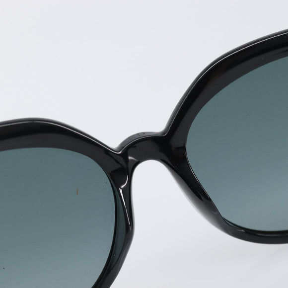 Christian Dior Sunglasses Plastic Black Gold Auth 203630M