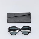 Christian Dior Sunglasses Plastic Black Gold Auth 203630M-12
