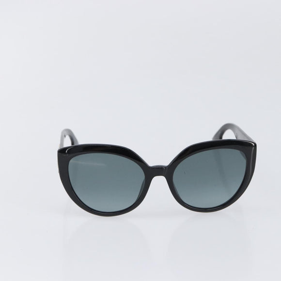 Christian Dior Sunglasses Plastic Black Gold Auth 203630M